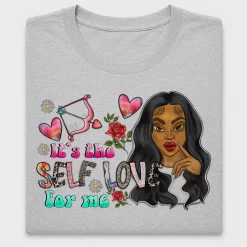 Self Love Afro Woman DTF Transfer