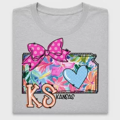 Kansas Doodle Floral DTF Transfer