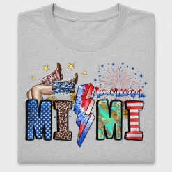 American Cowgirl Boots 4th of July DTF Transfer