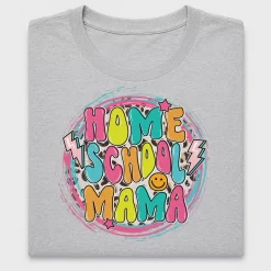 Homeschool Mama Lightning Bolt DTF Transfer