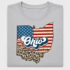 Retro Leopard Ohio DTF Transfer