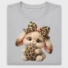 Leopard Bow Easter Bunny DTF Transfer