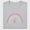 Pastel Rainbow Bunny DTF Transfer