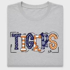 Retro Tigers Doodle DTF Transfer