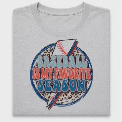 Retro Baseball Leopard Print DTF Transfer