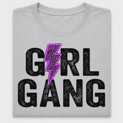 Girl Gang Leopard Lightning DTF Transfer