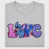 Floral Love Stitch DTF Transfer