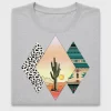 Boho Desert Cactus Geometric DTF Transfer