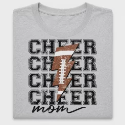 Cheer Mom Football Lightning DTF Transfer