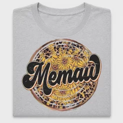Memaw Sunflower Leopard DTF Transfer