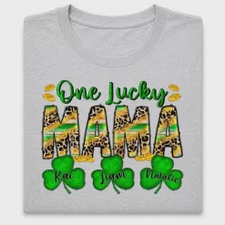 Mama Lucky Green Leopard DTF Transfer