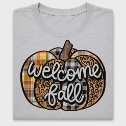 Welcome Fall Pumpkin DTF Transfer