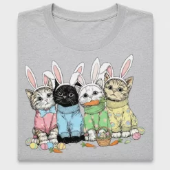 Easter Bunny Cats DTF Transfer