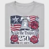 Patriotic Liberty Bell 250 Years DTF Transfer