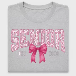 Senior 2026 Floral Bow DTF Transfer