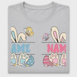 Bunny Paw Custom Name DTF Transfer