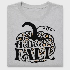 Leopard Pumpkin Hello Fall DTF Transfer