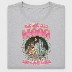 Retro July Moon Cowgirl DTF Transfer