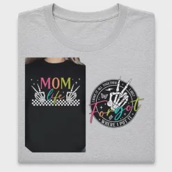 Sarcasm Mom Life Skeleton DTF Transfer