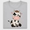 Cute Baby Cow DTF Transfer