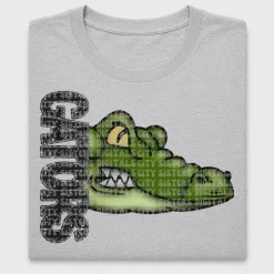 Gator Mascot School Spirit DTF Transfer