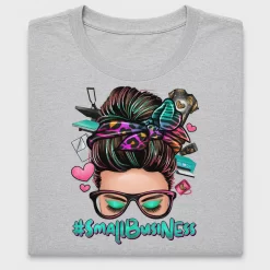 Small Business Messy Bun DTF Transfer