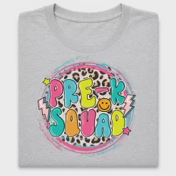 Pre-K Squad Leopard Circle DTF Transfer