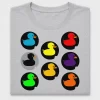 Colorful Rubber Duck DTF Transfer
