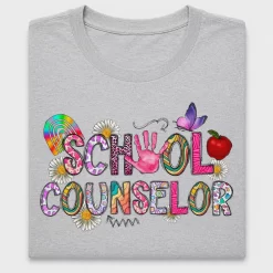 School Counselor Rainbow DTF Transfer