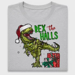 Rex The Halls Christmas DTF Transfer