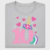 Unicorn 10th Birthday DTF Transfer