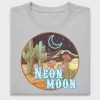 Neon Moon Desert Cactus DTF Transfer