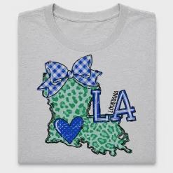 Louisiana Leopard State Love DTF Transfer