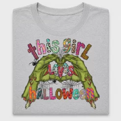 This Girl Loves Halloween DTF Transfer
