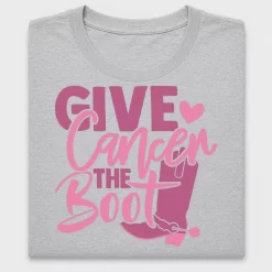 Give Cancer the Boot DTF Transfer