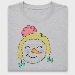 Whimsical Snowgirl DTF Transfer