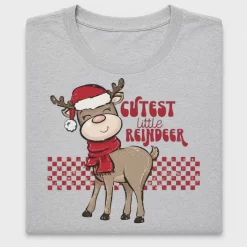 Cutest Little Reindeer Christmas DTF Transfer