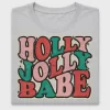 Retro Holly Jolly Babe DTF Transfer