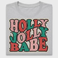 Retro Holly Jolly Babe DTF Transfer