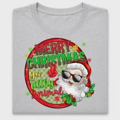 Merry Christmas Ya Filthy Animal DTF Transfer