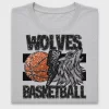Wolves Basketball Mascot DTF Transfer