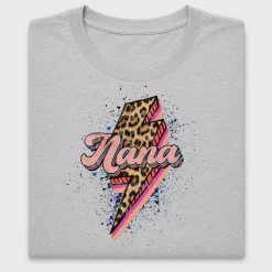 Retro Nana Leopard Lightning DTF Transfer