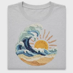 Boho Ocean Wave Sunset DTF Transfer