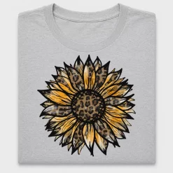 Leopard Sunflower DTF Transfer