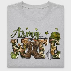 Army Wife Camouflage DTF Transfer