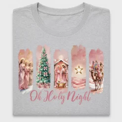 Oh Holy Night Nativity DTF Transfer