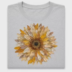 Brushstroke Gold Sunflower DTF Transfer