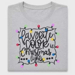 Favorite Color Christmas Lights DTF Transfer