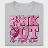 Pink Out Football Ribbon DTF Transfer