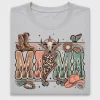 Western Mama Cowhide DTF Transfer